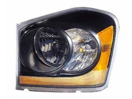 Dodge Durango (04-) фары передние черные, комплект 2 шт.