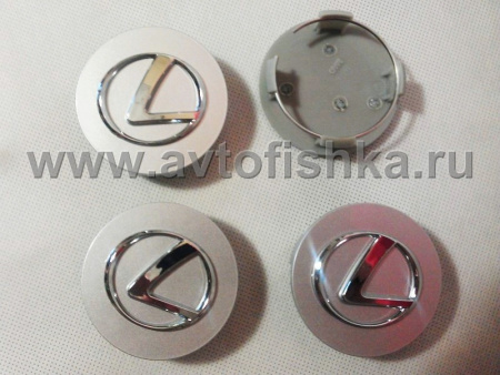 Lexus, все модели крышки ступиц колеса, серебристые, диаметр 63 мм, комплект 4 шт.