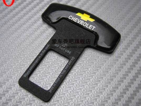 Вставка в замок ремня безопасности с логотипом Chevrolet, лакированная