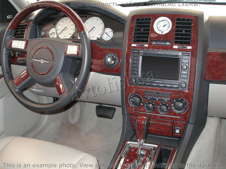 Декоративные накладки салона Chrysler 300 2005-2007 дверные ручки