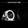 Toyota Camry (авг. 1999-2001) SXV2, MCV20 USA фары передние прозрачные хромированные со светящимися ободками.
