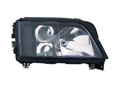 Audi A6 (95-97) (C4) фары передние черные с противотуманкой, комплект 2 шт.