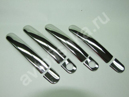 Volkswagen Jetta (2011-) накладки на ручки дверей из нержавеющей стали, 4 шт.