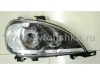 Mercedes ML W163 (98-05) фары передние линзовые черные, с нижней подсветкой, с мотором электрокорректора, комплект 2 шт.