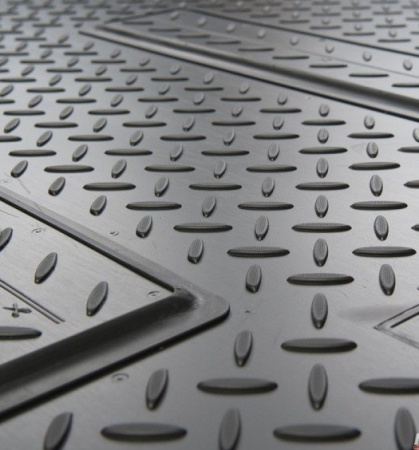 Toyota Land Cruiser Prado (03–09) Коврик багажника (полиуретан), чёрный, также