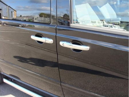 Mersedes Vito W638 накладки на дверные ручки из нержавеющей стали, комплект 3 штуки
