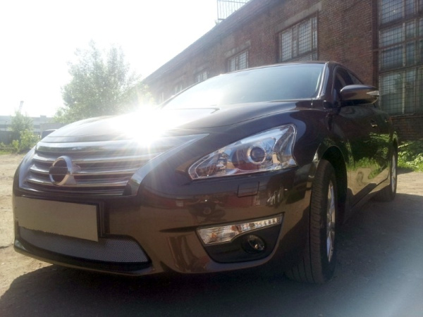 Nissan Teana (14–) Защита радиатора, хром