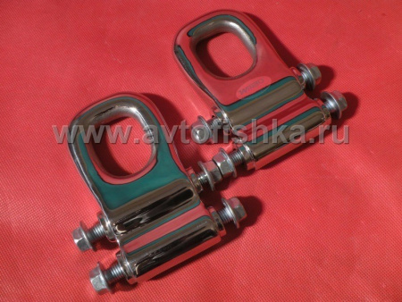 Hummer H2 (02-08) передние буксировочные петли из нержавеющей стали, комплект 2 шт.