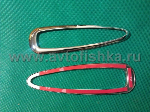 Lexus LX570 (09-) накладки на боковые повторители поворотов, хромированные, комплект 2 шт.