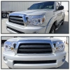 Toyota Tacoma (05-12) фары передние линзовые хромированные, с ангельскими глазками