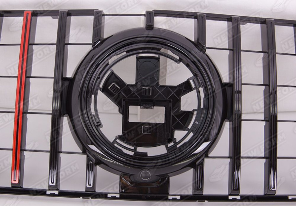 Mercedes-Benz GLS-Klasse X167 2019 - 2023 Решетка радиатора Brabus красная