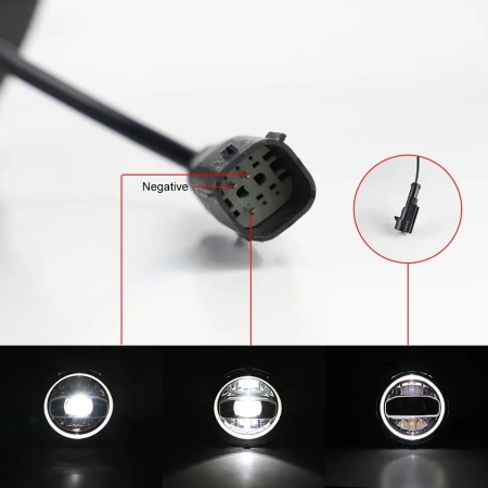 Фары штатные передние линзовые хромированные Jeep Wrangler JL/JLU/JT Rubicon (2018-2023) 