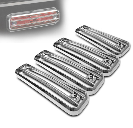 Hummer H2 (02-05) полный хром пакет, хромированные декоративные накладки, комплект 44 предмета.