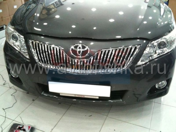 Toyota Camry V40 (09-11) решетка радиатора хромированная, пластиковая, RX дизайн.