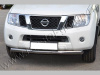 Nissan Pathfinder R51 (10-14) защита переднего бампера, труба 76 мм