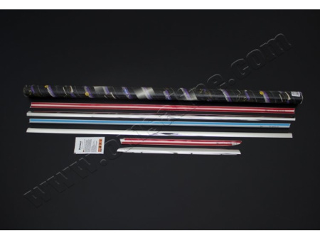 Toyota Land Cruiser Prado 150 (10-) молдинги нижней кромки окон из полированной нержавеющей стали, комплект 6 шт.