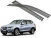 BMW X3 (10–) Дефлекторы боковых окон с хромированным молдингом, OEM стиль
