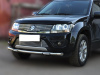 Защита передняя одинарная d60 с дневными ходовыми огнями Suzuki Grand Vitara (12-)