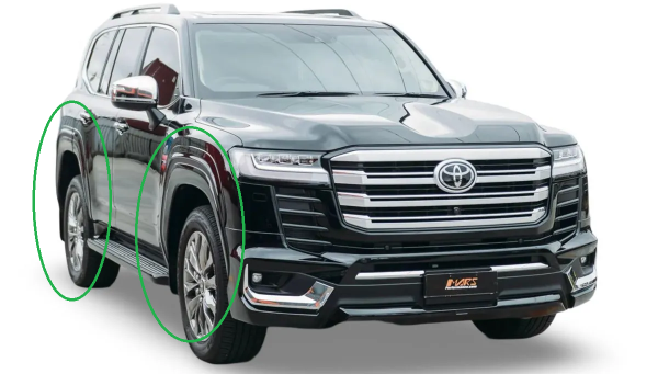 Toyota Land Cruiser 300 (2021-) Расширители арок (фендеры) Modellista