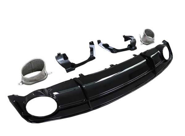 Диффузор RS7 S-line с насадками для Audi A7 2016-2018