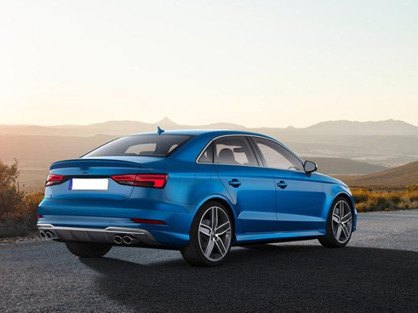 Задний диффузор S3 для Audi A3 седан S-line 2017-2020