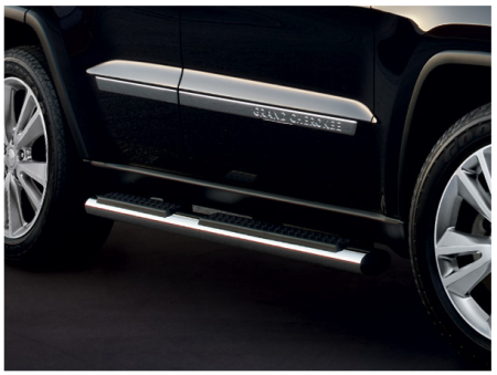 Jeep Grand Cherokee (11-) пороги боковые из алюминиевого профиля