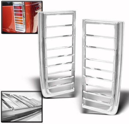 Hummer H2 (02-05) полный хром пакет, хромированные декоративные накладки, комплект 44 предмета.