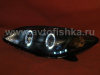 Toyota Camry 30 (02-06) UAE, Europe, USA фары передние черные со светящимися ободками, комплект 2 шт.