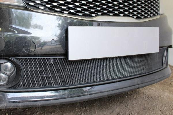 Kia Optima (16–) Защита радиатора, чёрная, низ