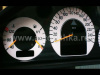 Mercedes W210 E class 1999-2003 светящиеся шкалы приборов - накладки на циферблаты панели приборов, дизайн № 2