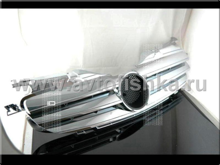 Mercedes SLK R170 (98-04) решетка радиатора 3 ламели, дизайн SL, хромированная