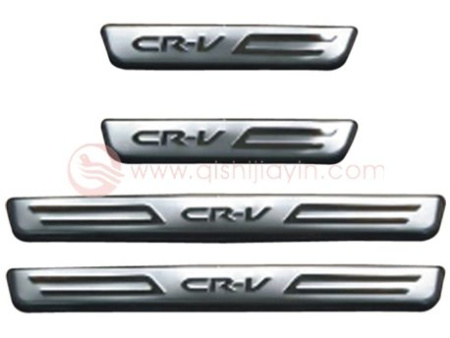 Honda CR-V (06-) накладки порогов дверных проемов из нержавеющей стали, комплект 4 шт.