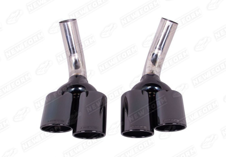 Mercedes-Benz G-Klasse W463 1990 - 2018 Насадки на глушитель 6.3 AMG черные