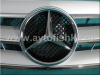 Mercedes C-class W203 (00-07) 4 дв. седан решетка радиатора серебристая со звездой, дизайн CL-class, 3 ламели.