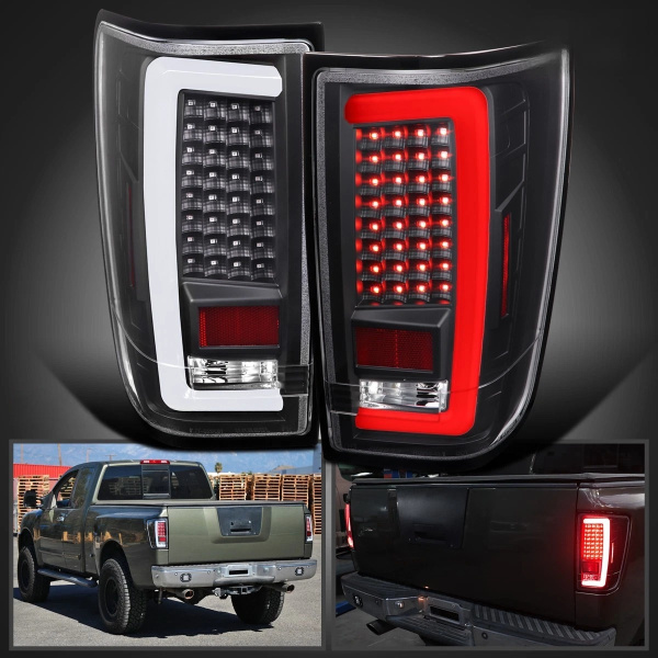 Nissan Titan (2004-2015) Фонари (стопы) задние LED светодиодные черные