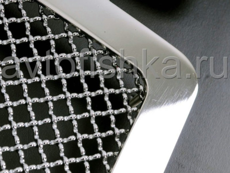 Chevrolet Tahoe (07-) накладка на решетку радиатора в стиле Bentley из нержавеющей стали, комплект 2 шт.