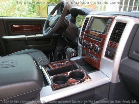 Декоративные накладки салона Dodge Ram 2009-н.в.