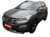 Hyundai Santa Fe (2012-) защита переднего бампера из нержавеющей стали, труба 32 и 51 мм