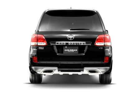 Toyota Land Cruiser 200 (07-11) Накладка (юбка) GOLDMAN DAMD на задний бампер
