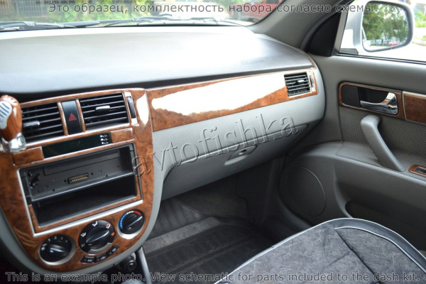 Декоративные накладки салона Chevrolet Lacetti Sedan (J200) '2004-2014