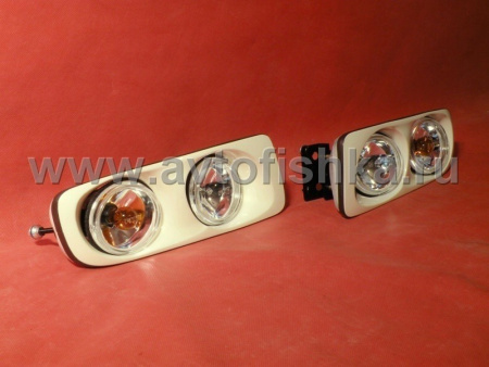 Lexus LX470 (98-07) фары передние противотуманные двойные, комплект 2 шт