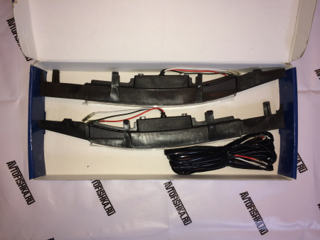 Toyota Land Cruiser 200 (08-) светодиодные DRL фары дневного света (дневные ходовые огни) - LED Daytime Running Lights, белый свет 6000К, 24 светодиода