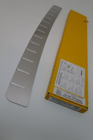 Volkswagen Passat B6, СС (05-) накладка на задний бампер с силиконовыми вставками, к-кт 1шт.