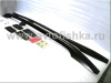 Toyota Land Cruiser Prado 120 (02-) рейлинги продольные на крышу, алюминиевые черные, комплект.
