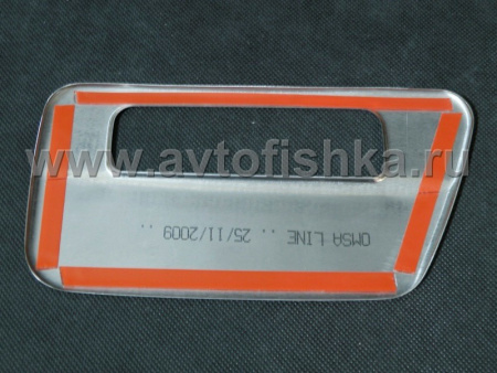 Toyota Land Cruiser Prado 120 (02-09) накладка на ручку задней двери, из нержавеющей стали