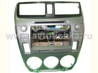 Honda City (06-) автомагнитола с 7 дюймовым HD экраном, GPS навигацией