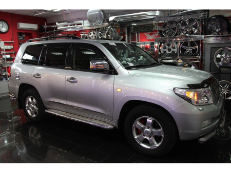 Toyota Land Cruiser 200, Lexus LX 570 (08-) корпуса боковых зеркал со светодиодными поворотниками, комплект 2 шт.