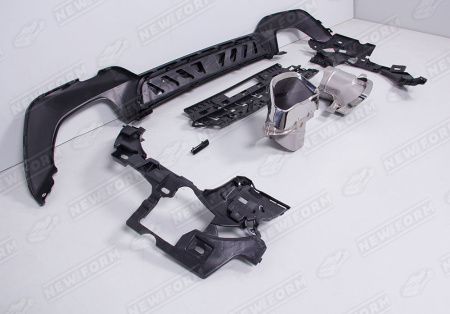 BMW 3 серия G20 2018 - н.в. Диффузор с хром насадками M340I