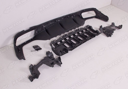 Mercedes-Benz E-Klasse W213 2016 - 2020 Диффузор 6.3 AMG хром