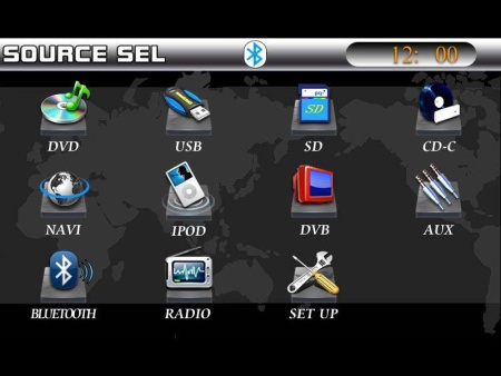 Subaru Forester, Impreza (07-) автомагнитола с GPS навигацией, штатное головное устройство с HD экраном 6.7 дюймов, PMS SFT-8099GB